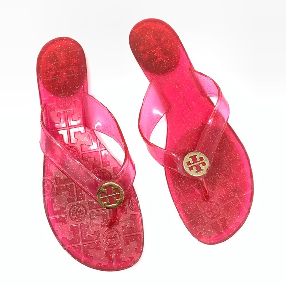 tory burch glitter sandals